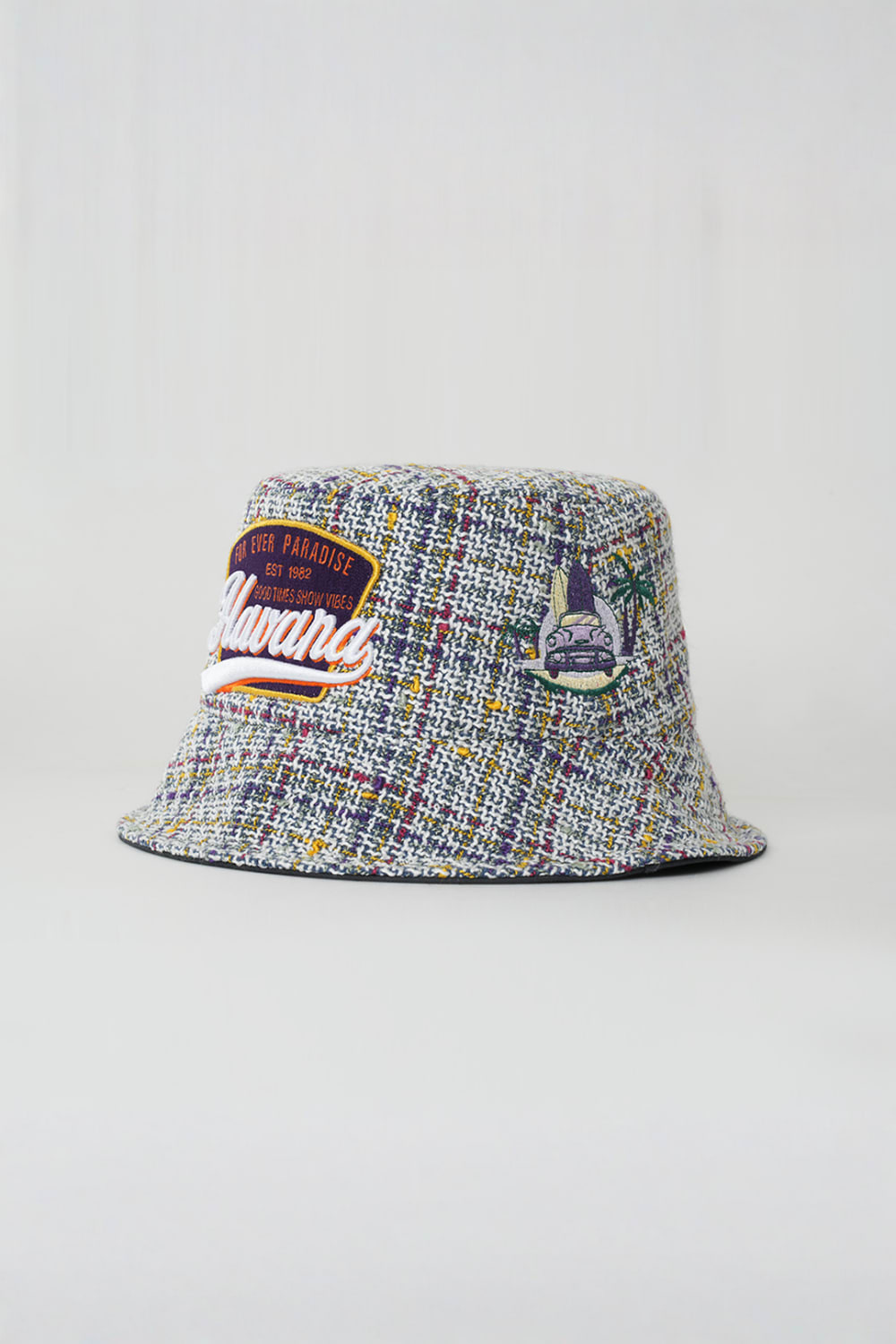 RustandRich-Bucket Şapka City's Collection Havana Beyaz Unisex-Şapka-2-Milagron.com
