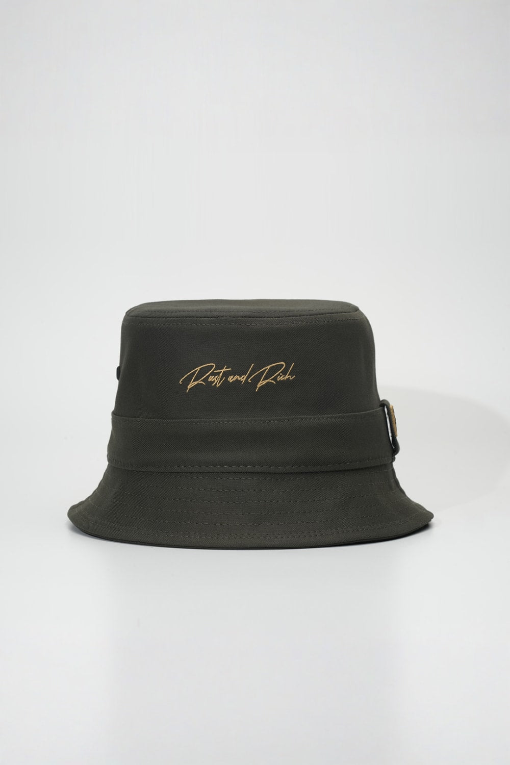 RustandRich-Bucket Şapka Timeless Collection Basic Haki Unisex-Şapka-1-Milagron.com