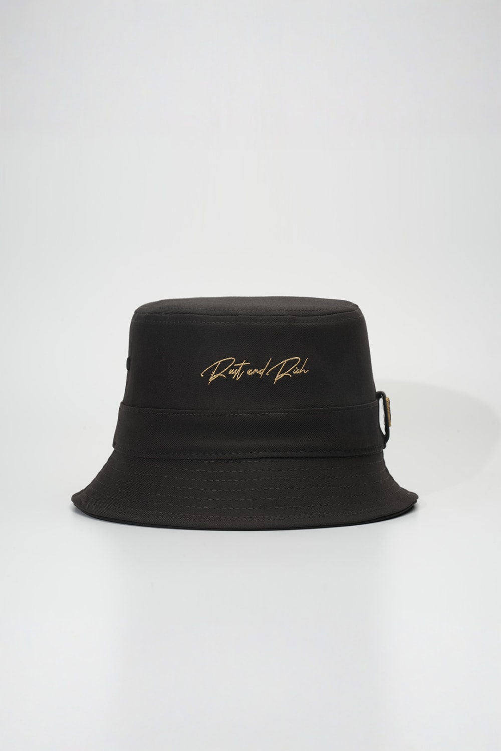 RustandRich-Bucket Şapka Timeless Collection Basic Kahverengi Unisex-Şapka-1-Milagron.com