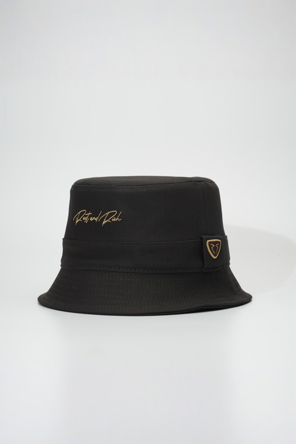 RustandRich-Bucket Şapka Timeless Collection Basic Kahverengi Unisex-Şapka-2-Milagron.com