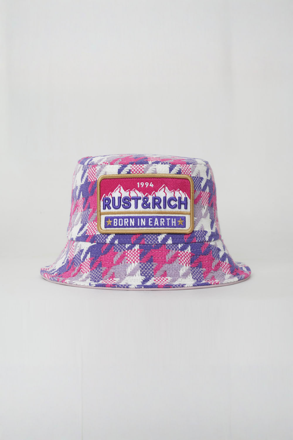 RustandRich-Bucket Şapka Urban Collection Born In Earth Pembe Unisex-Şapka-1-Milagron.com