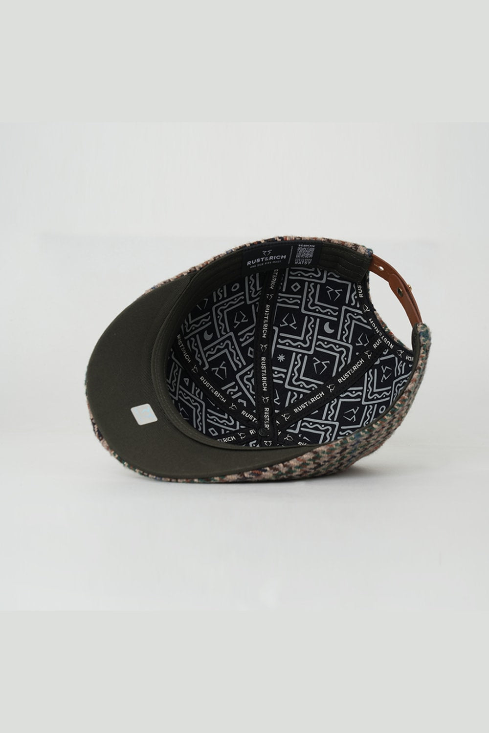 RustandRich-Casket Şapka Premium Collection Royalty Haki Unisex-Şapka-5-Milagron.com