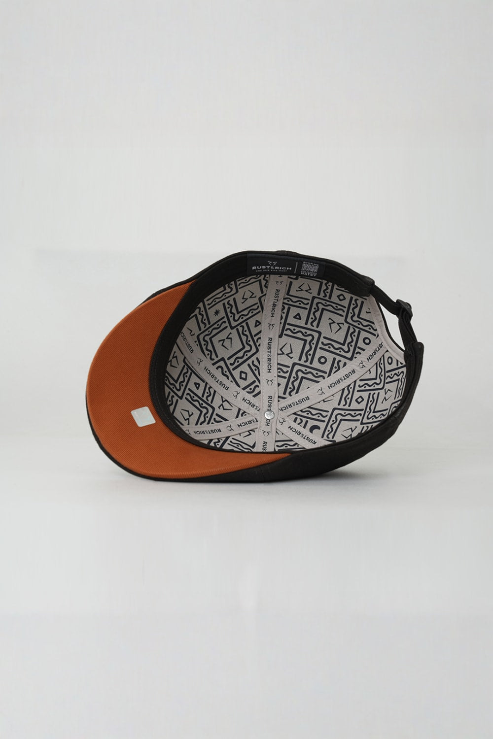 RustandRich-Casket Şapka Timeless Collection Basic Kahverengi Unisex-Şapka-5-Milagron.com