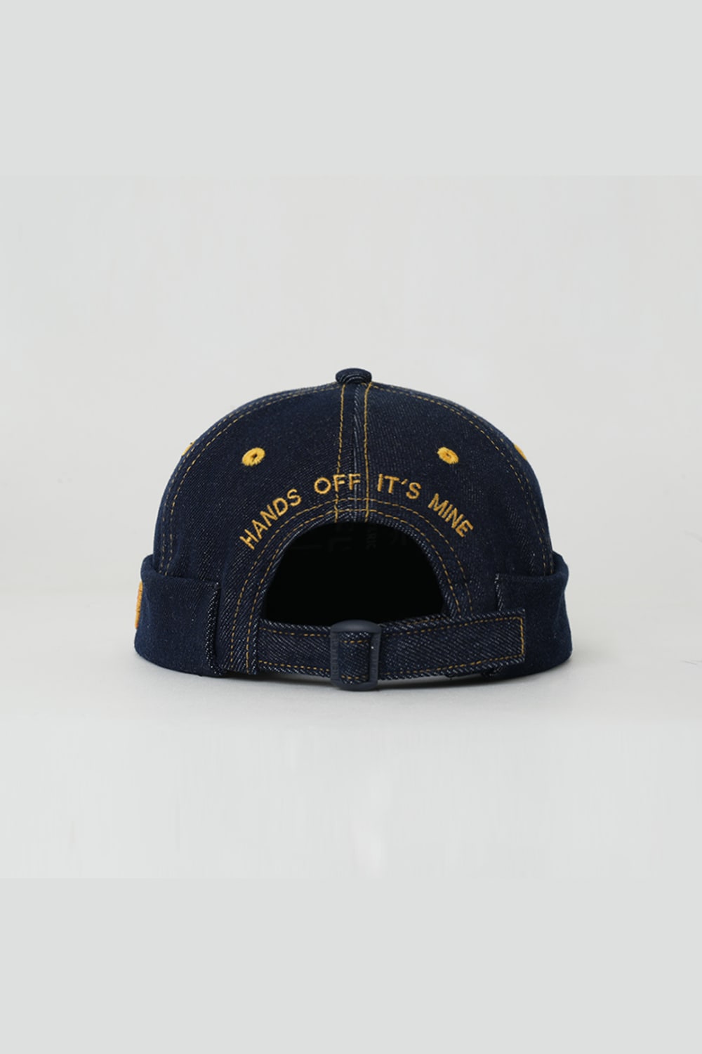 RustandRich-Docker Şapka Urban Collection Hands Off Denim Unisex-Şapka-4-Milagron.com