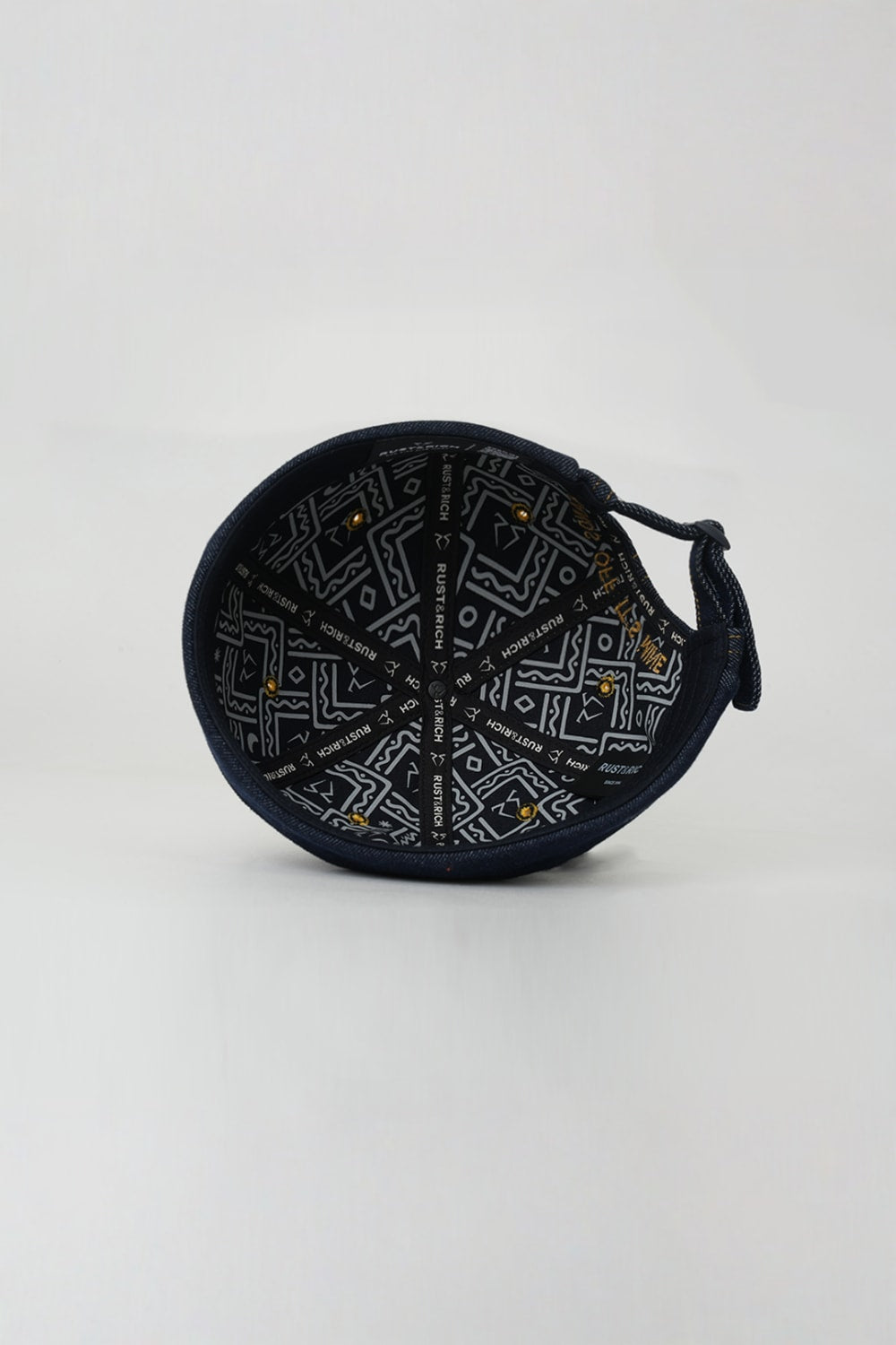 RustandRich-Docker Şapka Urban Collection Hands Off Denim Unisex-Şapka-5-Milagron.com