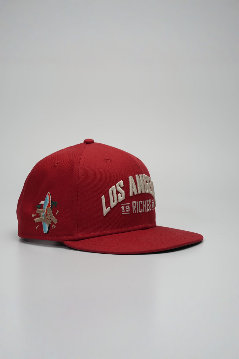 RustandRich-Hiphop Şapka City's Collection Los Angeles Kırmızı Unisex-Şapka-3-Milagron.com