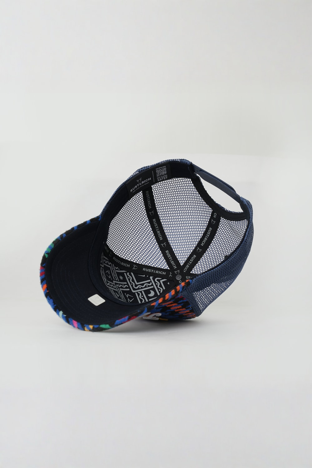 RustandRich-Trucker Şapka City's Collection Havana İndigo Unisex-Şapka-5-Milagron.com