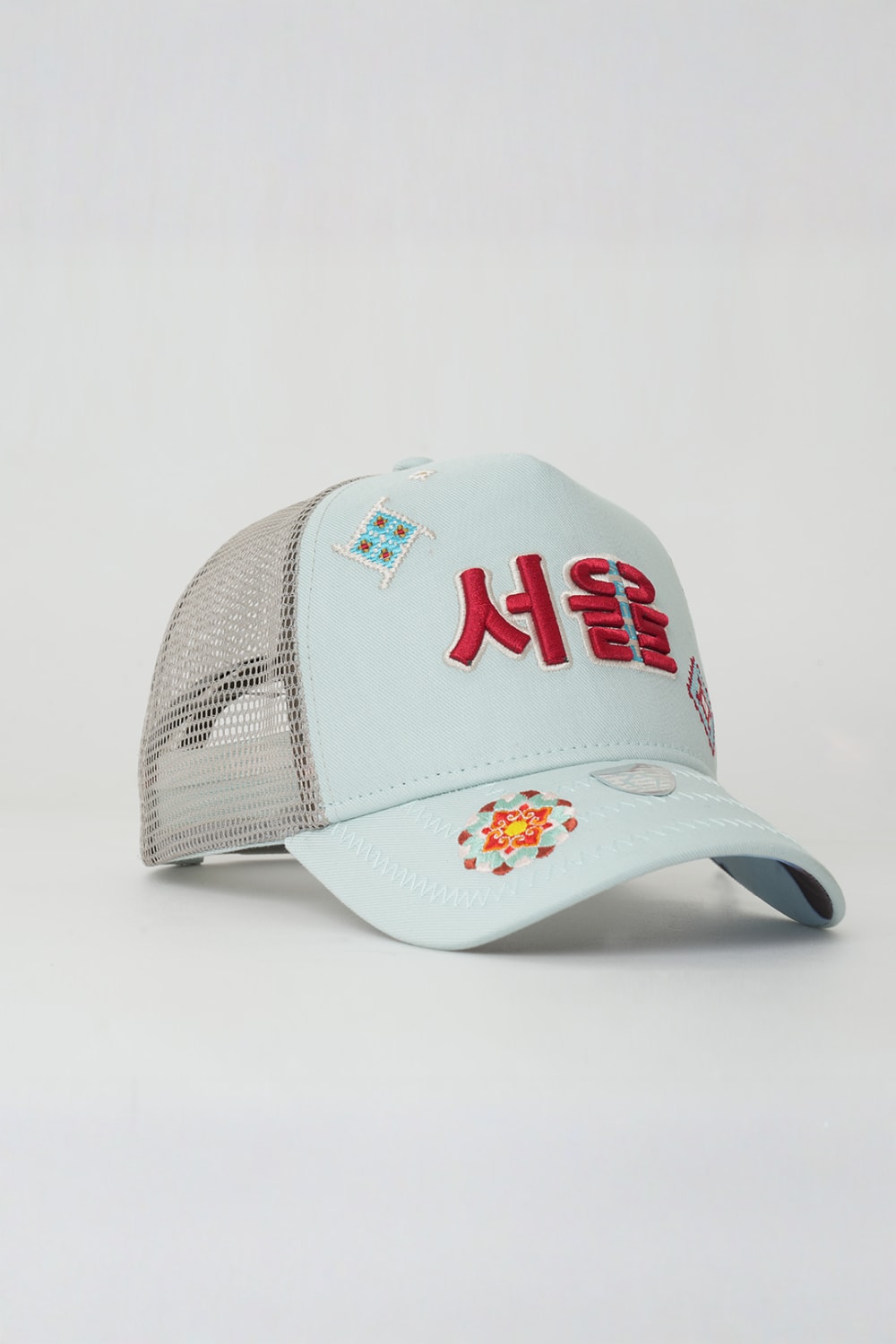 RustandRich-Trucker Şapka City's Collection Seoul Mint Yeşili Unisex-Şapka-3-Milagron.com