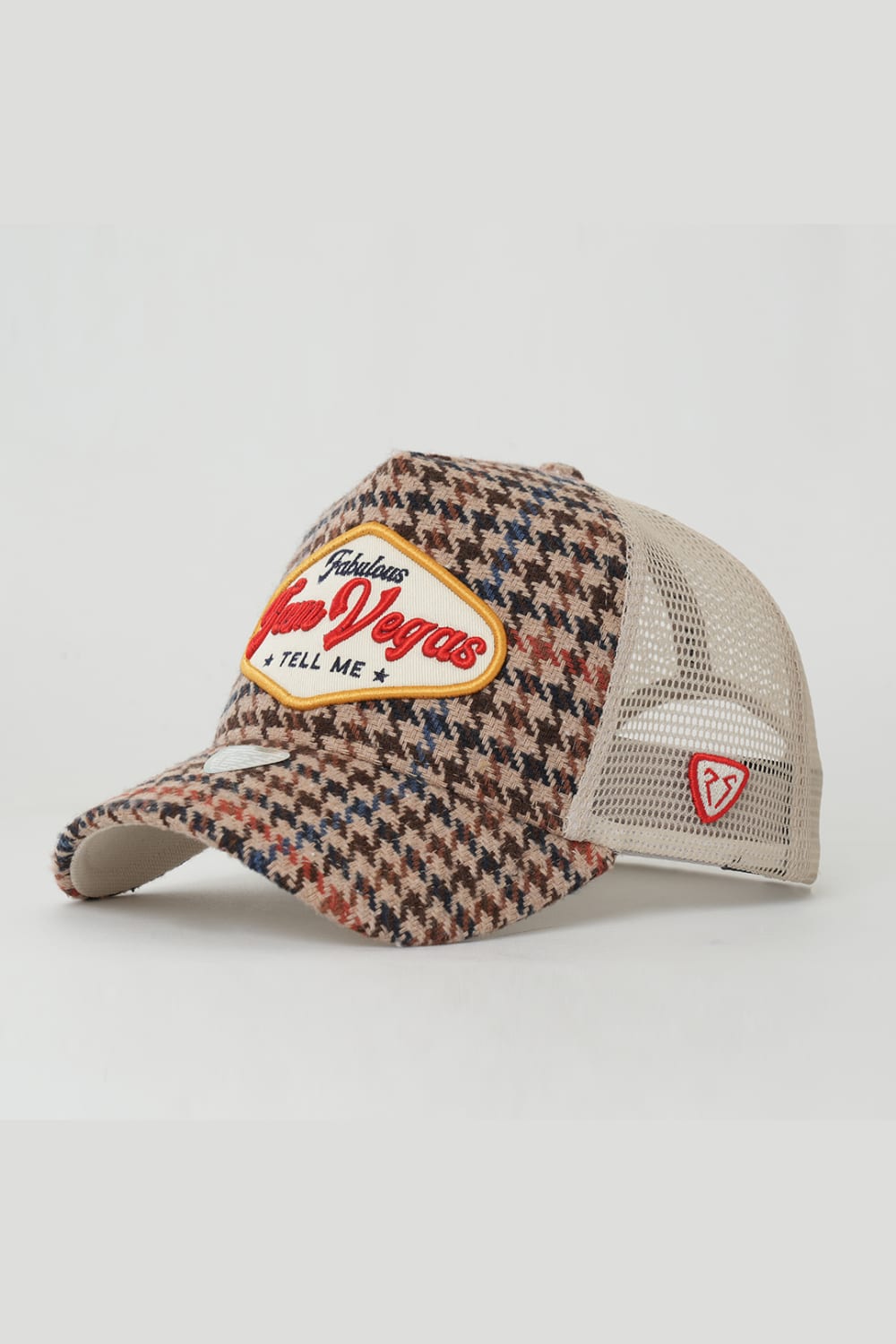 RustandRich-Trucker Şapka City's Collection Vegas Bej Unisex-Şapka-1-Milagron.com