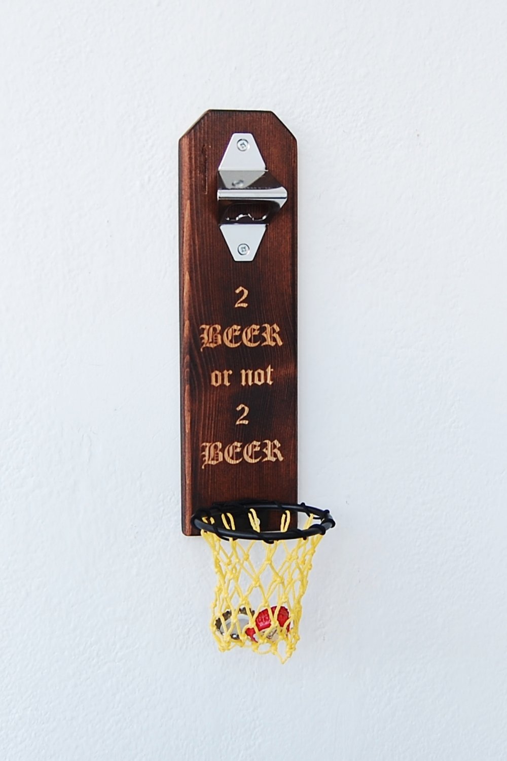 Rustic Wooden Art-2 Beer Not 2 Beer Şişe Açacağı - Potalı-Mutfak Aksesuarları-2-Milagron.com