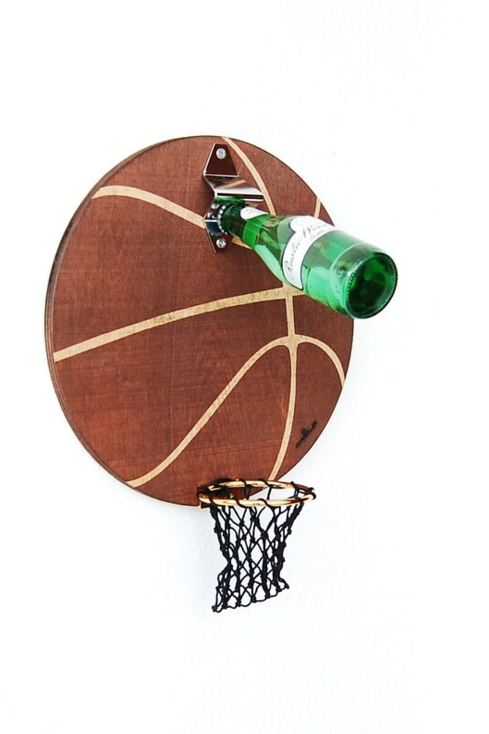 Rustic Wooden Art-Basketball Coach Şişe Açacağı-Mutfak Aksesuarları-1-Milagron.com