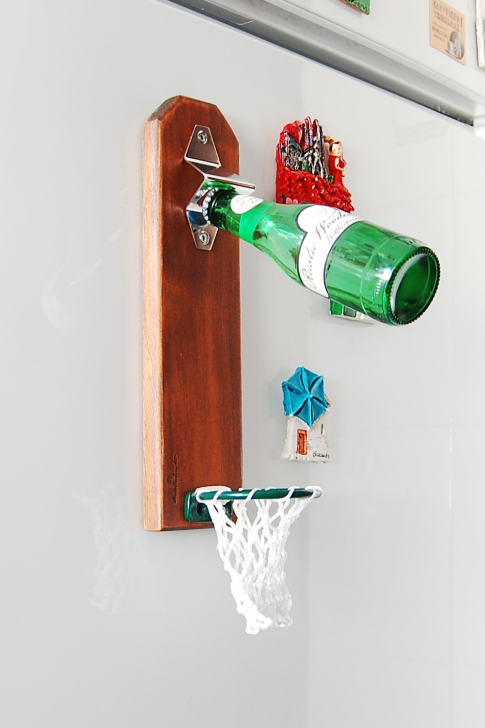 Rustic Wooden Art-Buzdolabı Mıknatıslı Şişe Açacağı-Mutfak Aksesuarları-2-Milagron.com