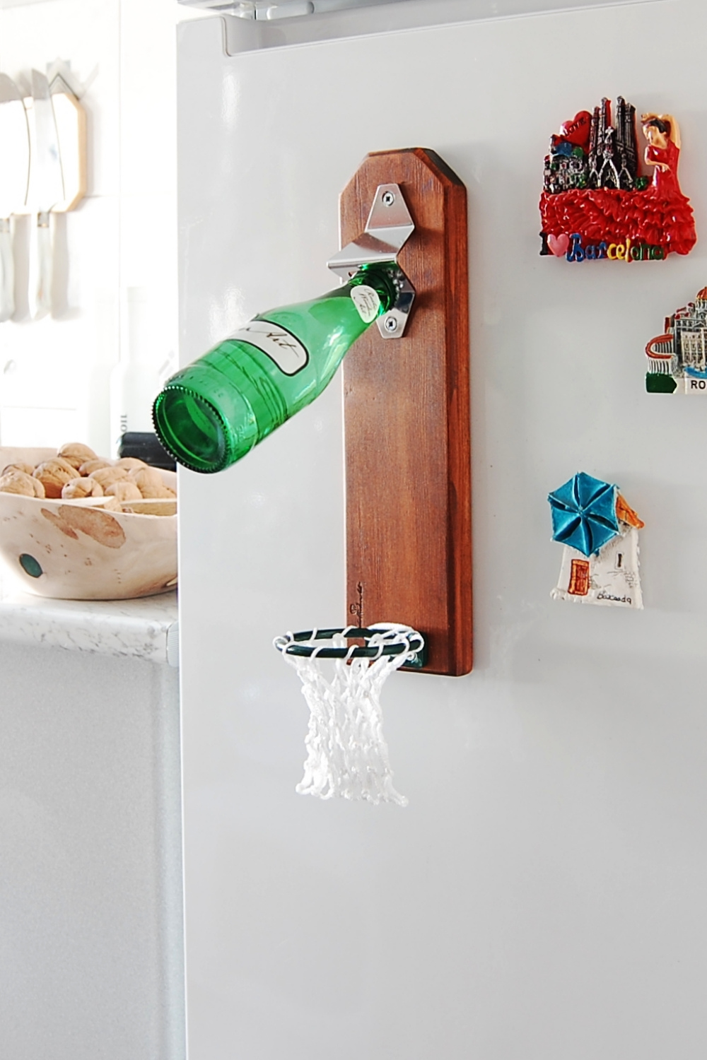 Rustic Wooden Art-Buzdolabı Mıknatıslı Şişe Açacağı-Mutfak Aksesuarları-3-Milagron.com