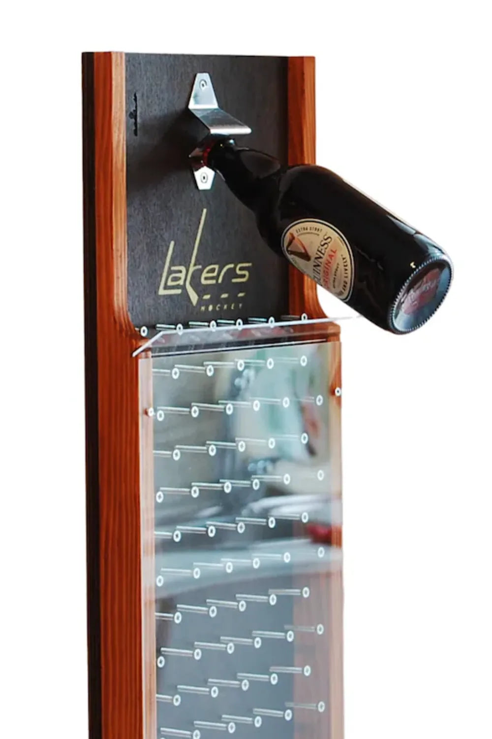 Rustic Wooden Art-Ice Hockey Drinko Şişe Açacağı-Mutfak Aksesuarları-3-Milagron.com