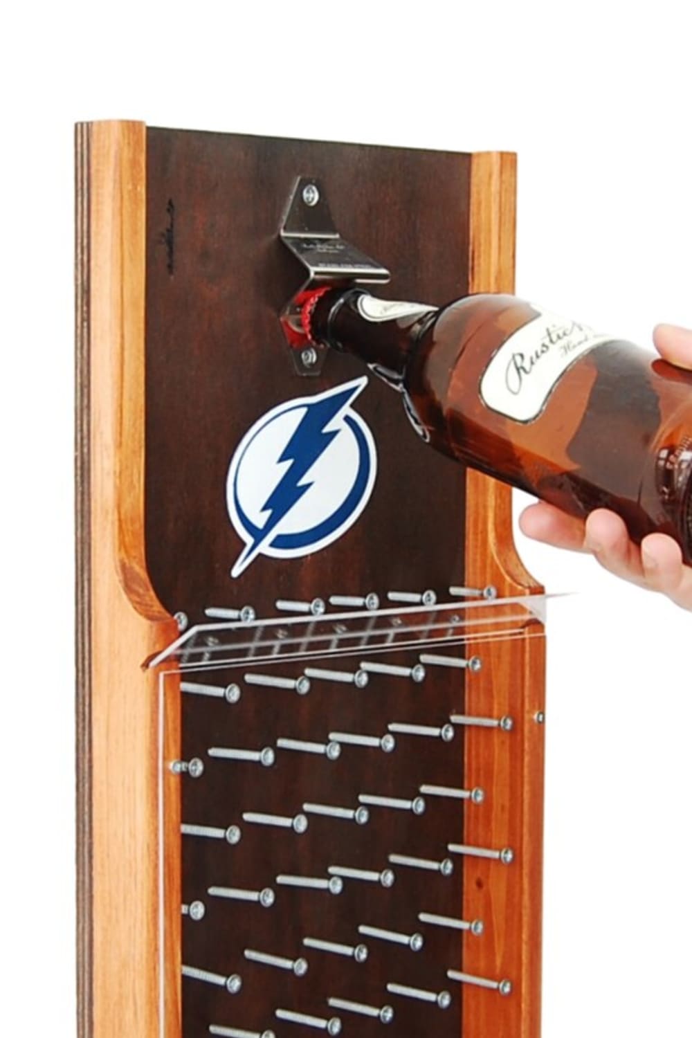 Rustic Wooden Art-Ice Hockey Drinko Şişe Açacağı-Mutfak Aksesuarları-4-Milagron.com