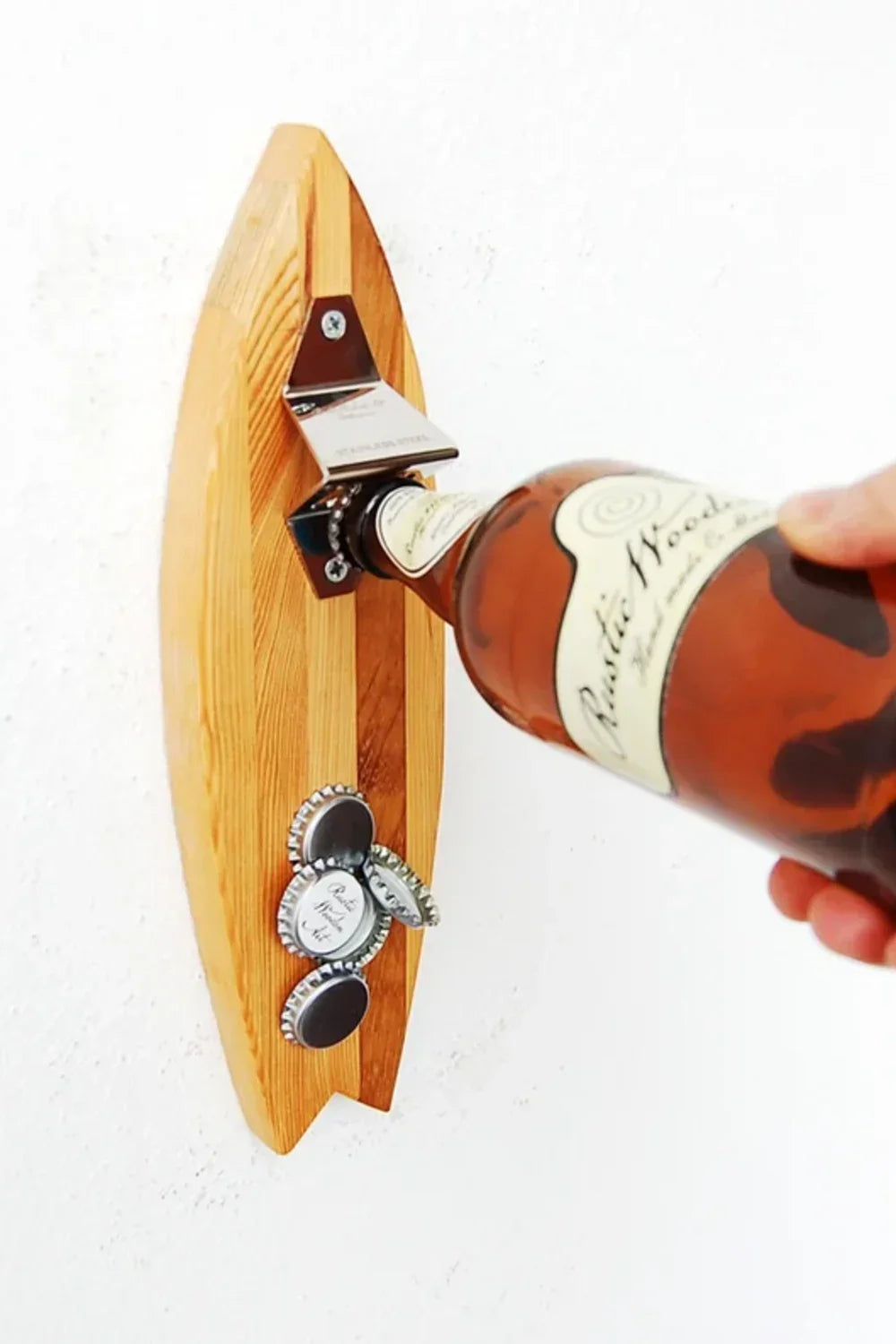 Rustic Wooden Art-Surfboard Şişe Açacağı-Mutfak Aksesuarları-1-Milagron.com