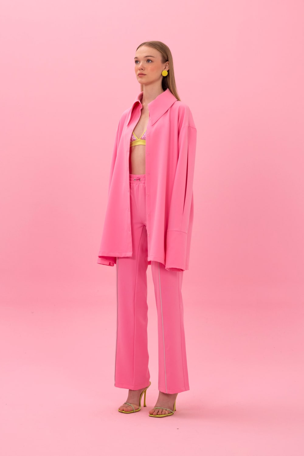 SBNM-After Party Pink Shirt-Gömlek-2-Milagron.com