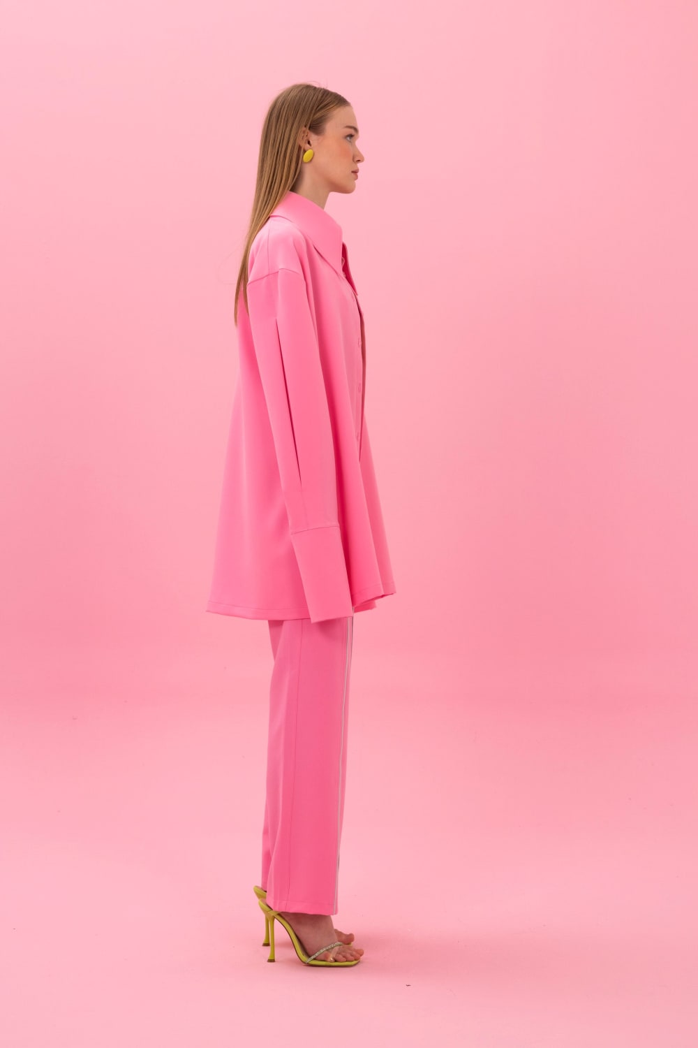 SBNM-After Party Pink Shirt-Gömlek-5-Milagron.com