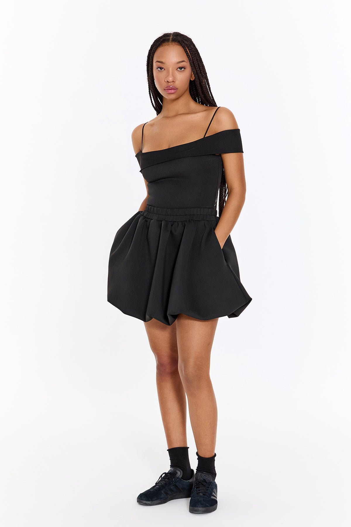 SBNM-Black Bubble Balloon Skirt-Etek-5-Milagron.com
