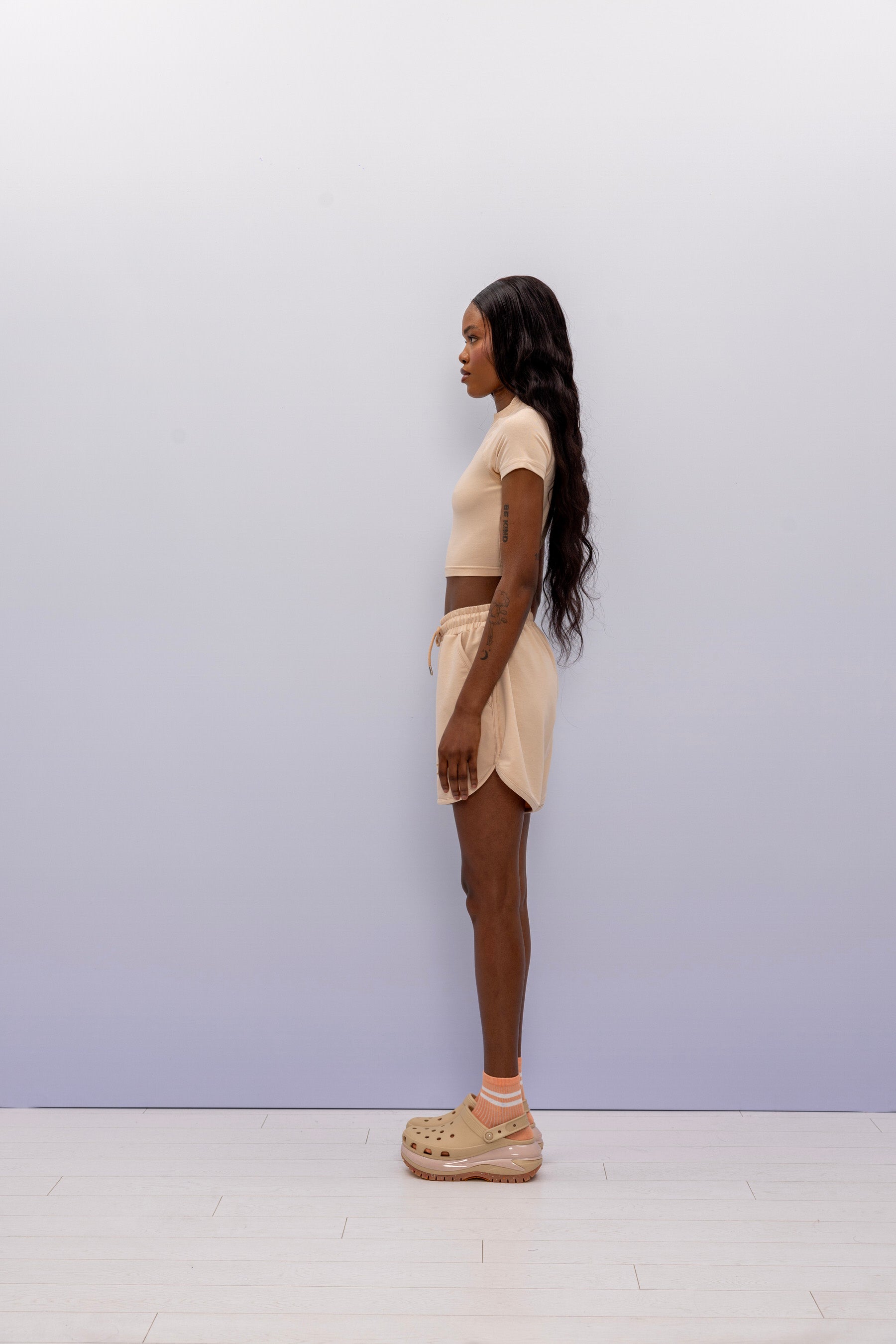 SBNM-'' Calm Mind'' Contrast Short-Şort-3-Milagron.com