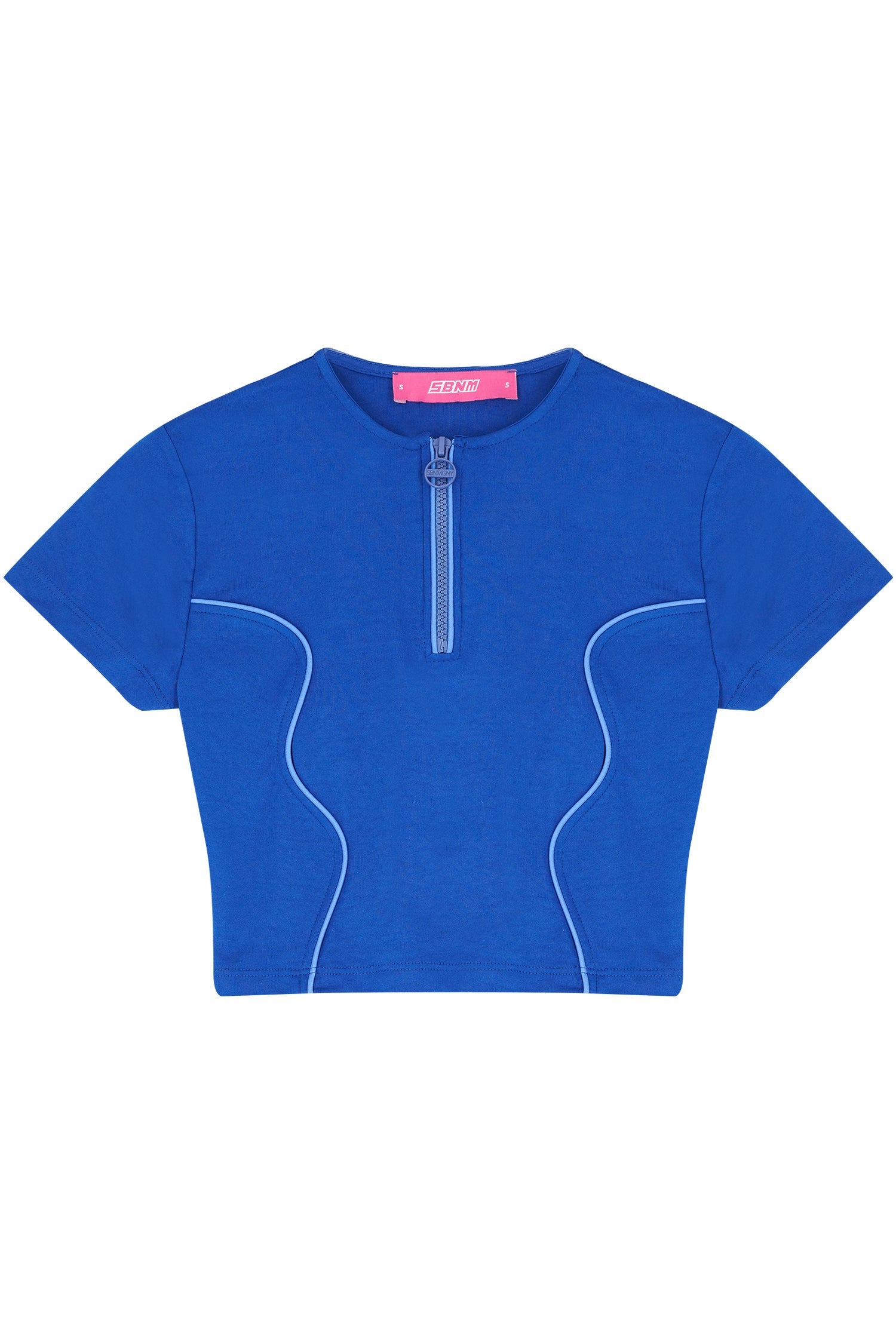 SBNM-Get Better Crop Top Blue-Top-10-Milagron.com