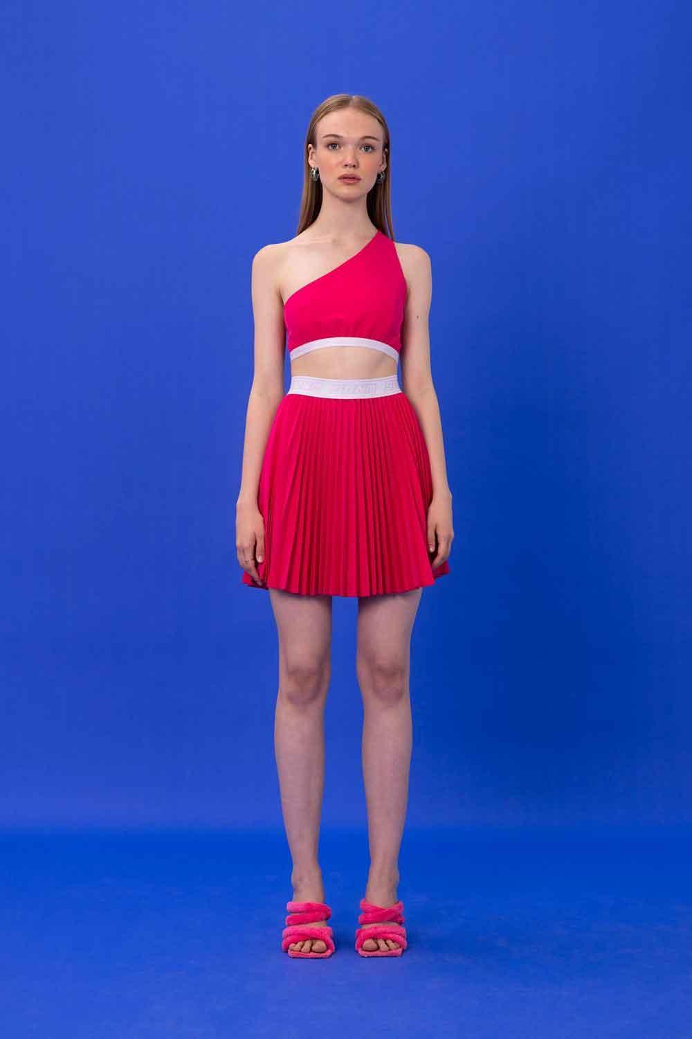 SBNM-Happy Hour Fuchsia Skirt-Etek-2-Milagron.com