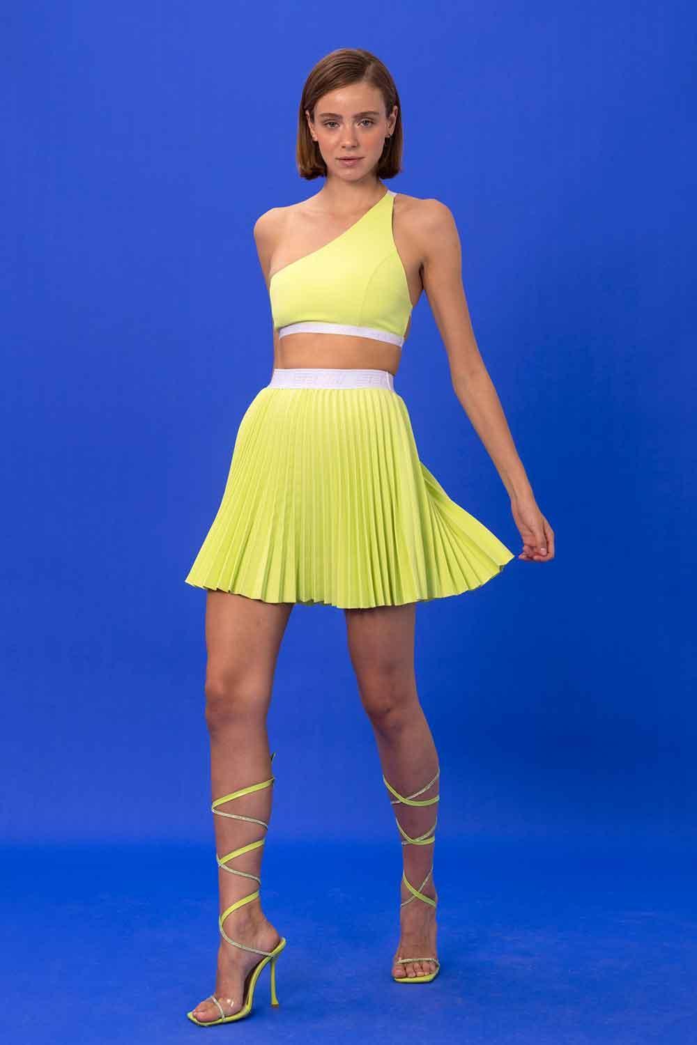 SBNM-Happy Hour Lime Crop Top-Top-1-Milagron.com