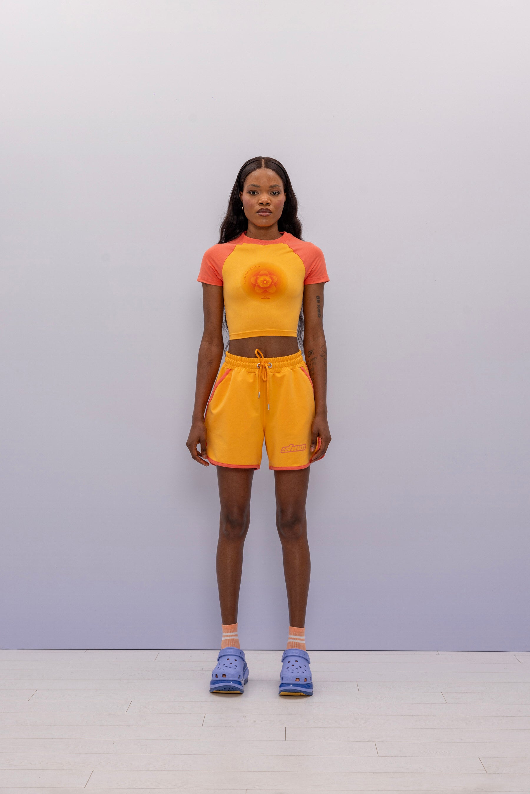 SBNM-'' I Am '' Contrast Shorts-Şort-1-Milagron.com