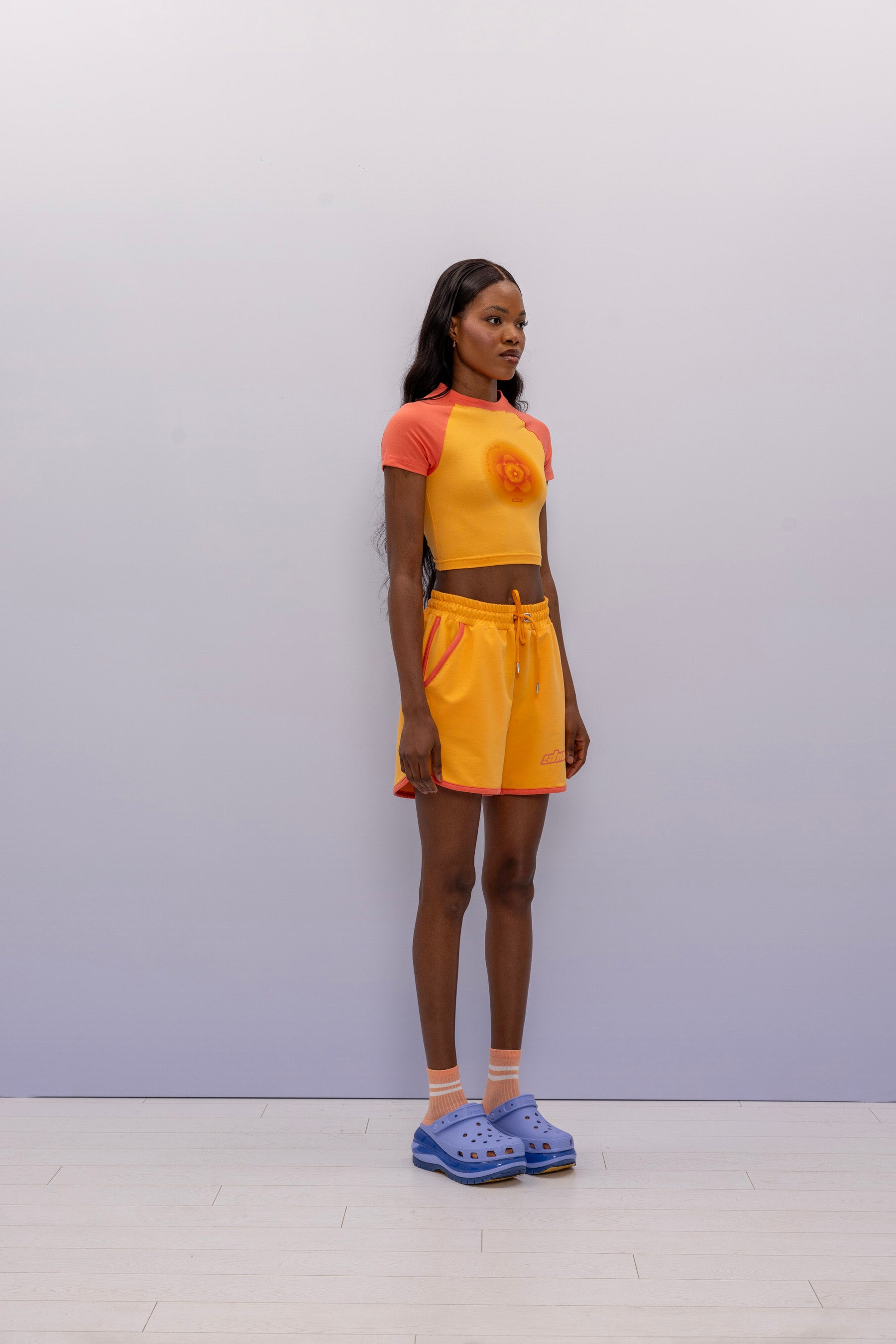 SBNM-'' I Am '' Crop Baby Tee-Crop Top-5-Milagron.com