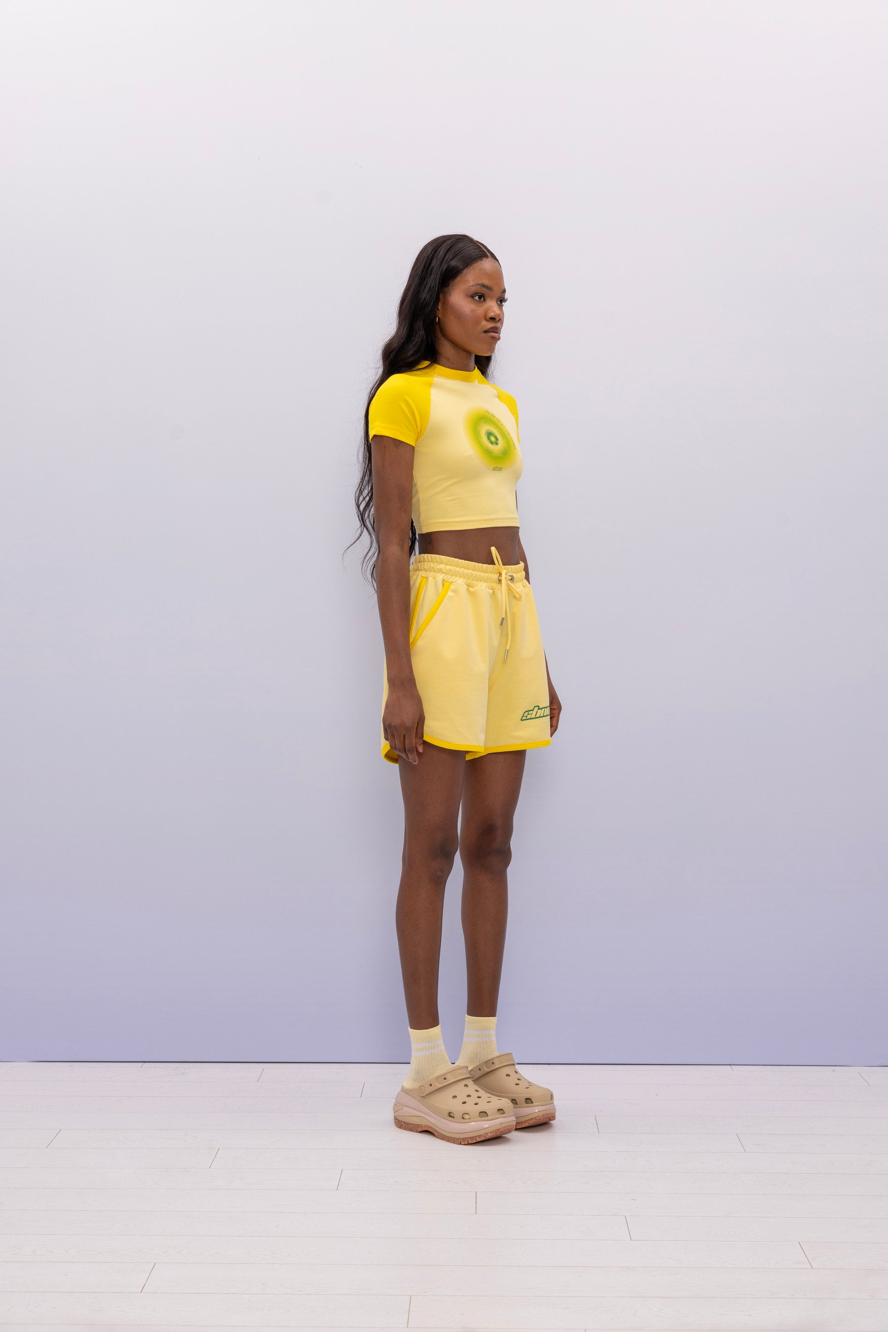 SBNM-''I Love'' Contrast Shorts-Şort-4-Milagron.com