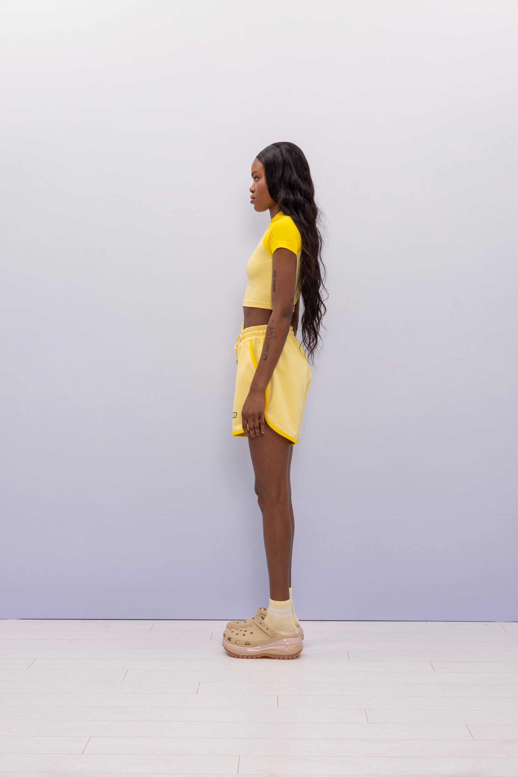 SBNM-''I Love'' Crop Baby Tee-T-Shirts-3-Milagron.com