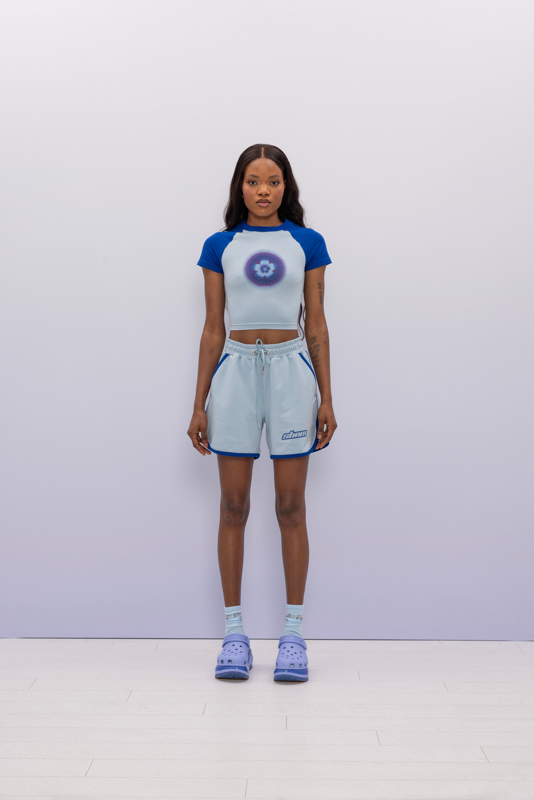 SBNM-'' I See '' Contrast Short-Şort-1-Milagron.com