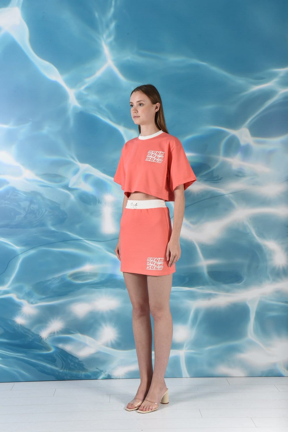 SBNM-La Dolce Vita Skirt Coral-Etek-2-Milagron.com