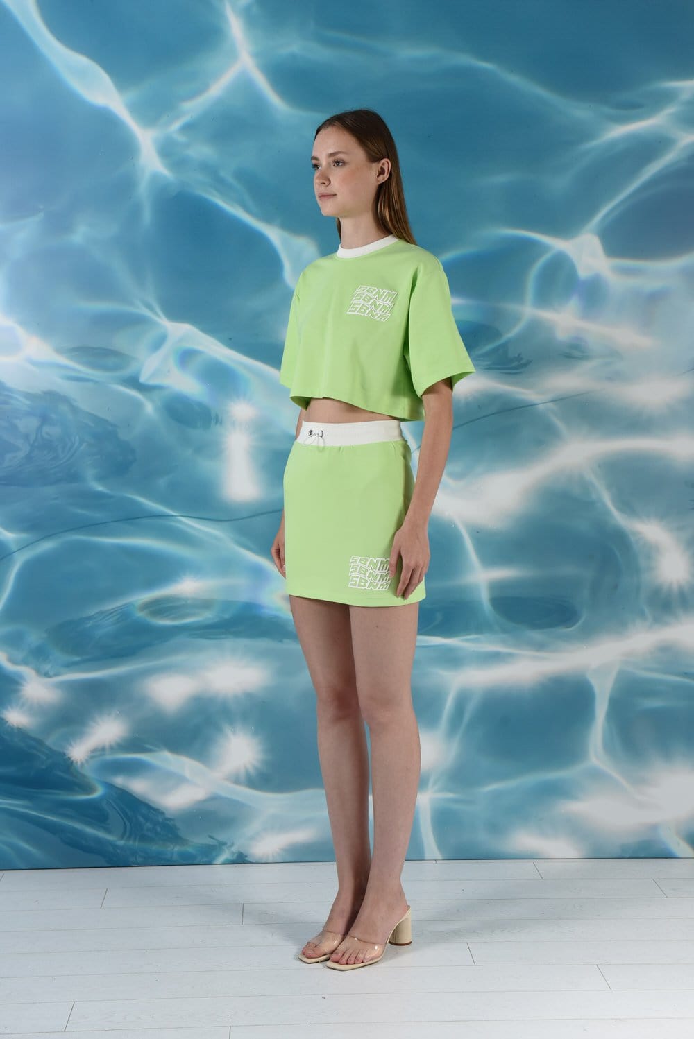 SBNM-La Dolce Vita Skirt Lime-Etek-3-Milagron.com