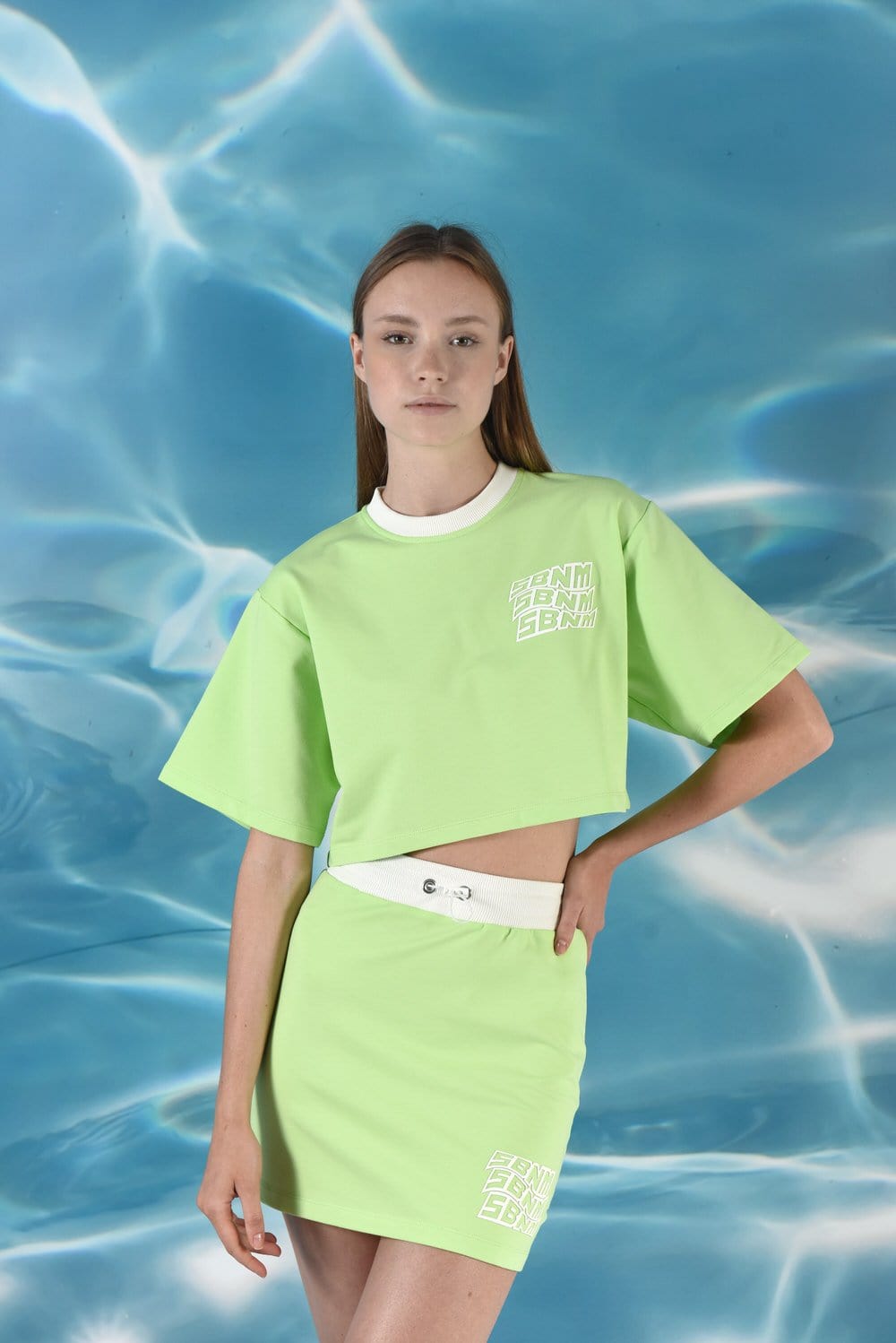 SBNM-La Dolce Vita Skirt Lime-Etek-8-Milagron.com