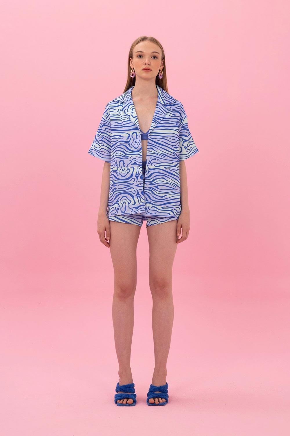 SBNM-Seasta Blue Shirt-Gömlek-1-Milagron.com