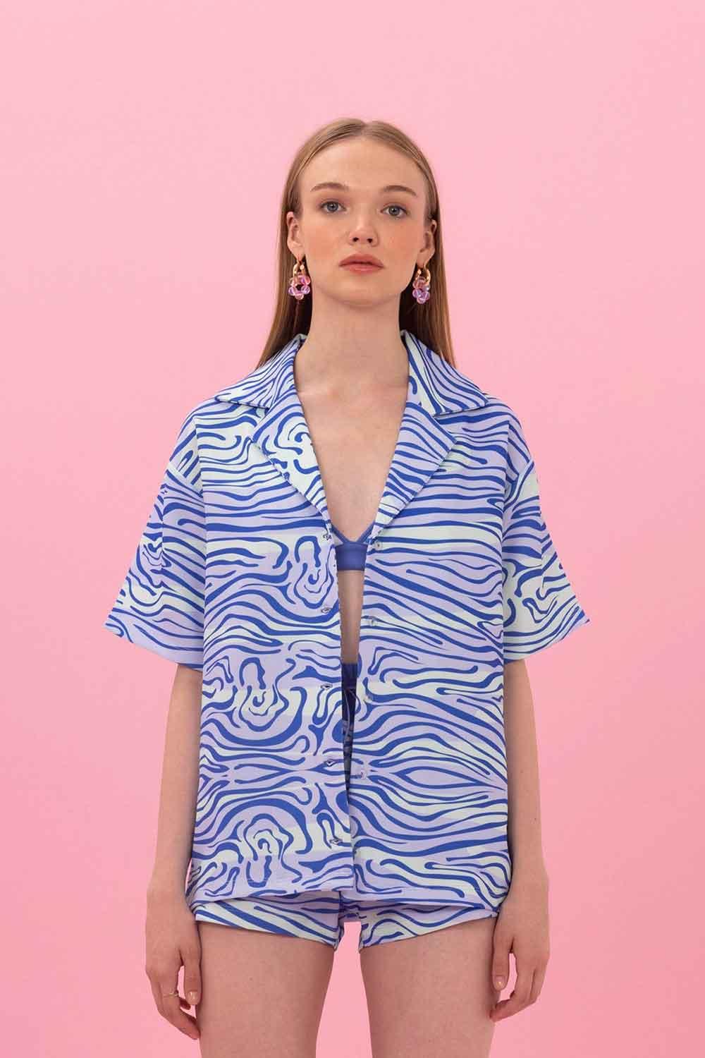 SBNM-Seasta Blue Shirt-Gömlek-9-Milagron.com