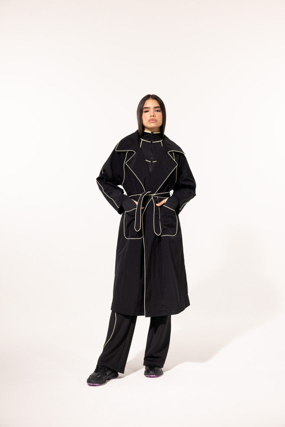 SBNM-Timeless Trenchoat Version Iii Black-Trençkot-1-Milagron.com