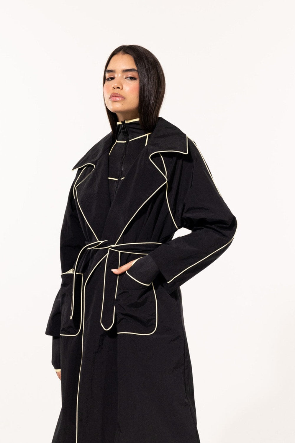 SBNM-Timeless Trenchoat Version Iii Black-Trençkot-2-Milagron.com