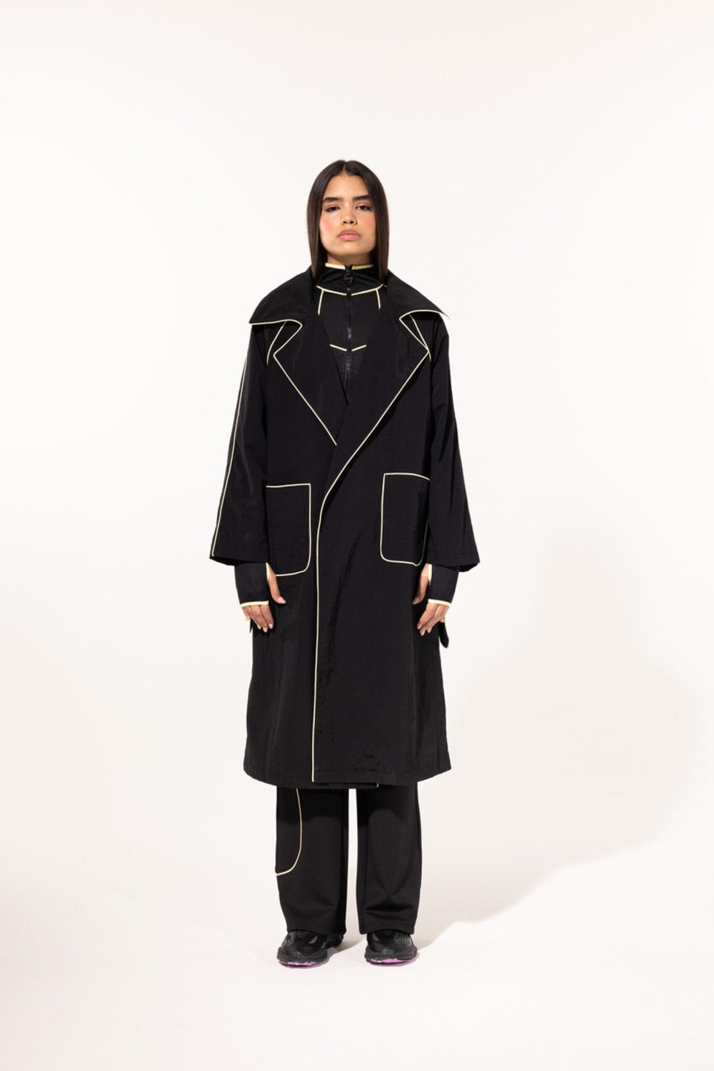 SBNM-Timeless Trenchoat Version Iii Black-Trençkot-5-Milagron.com