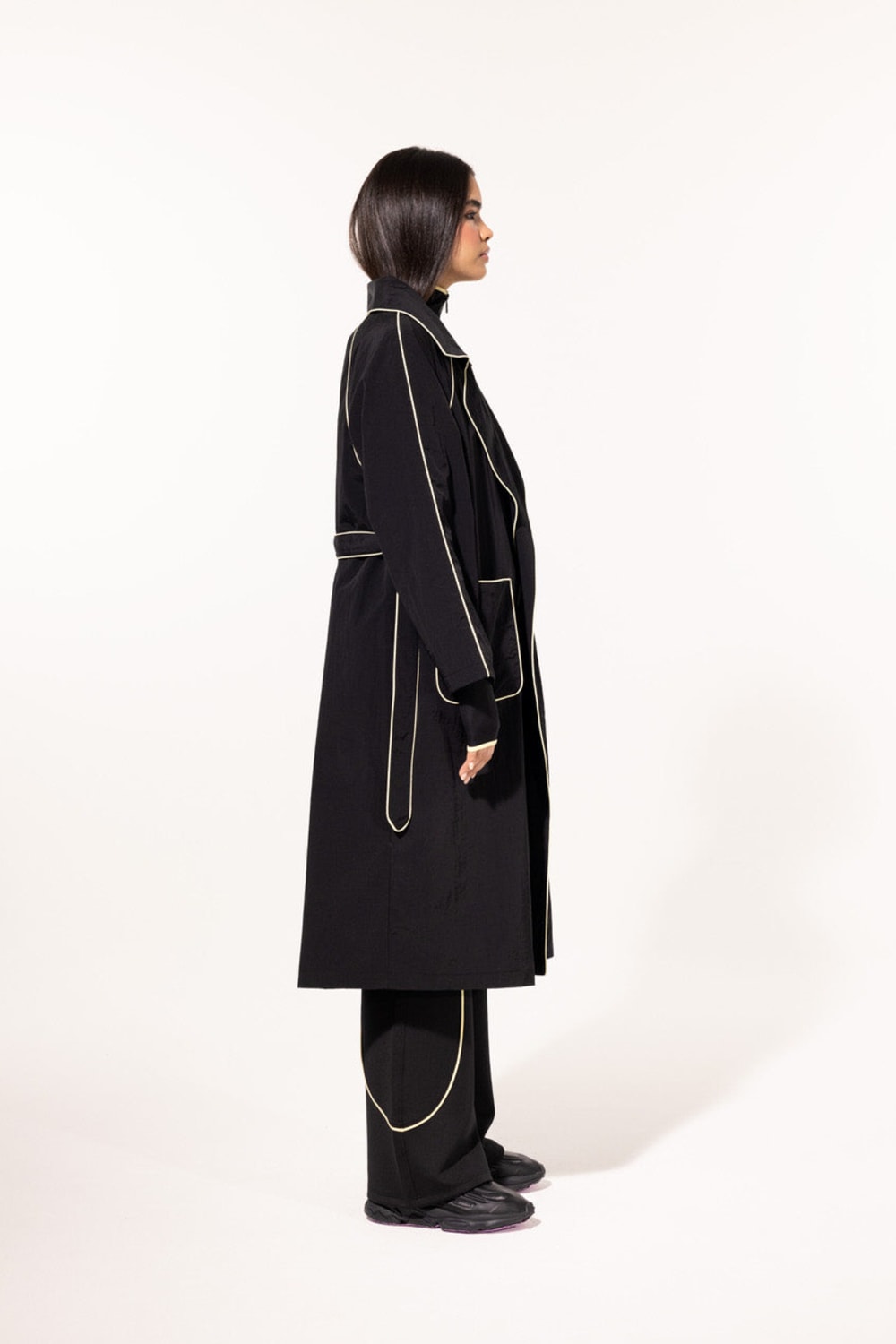 SBNM-Timeless Trenchoat Version Iii Black-Trençkot-8-Milagron.com