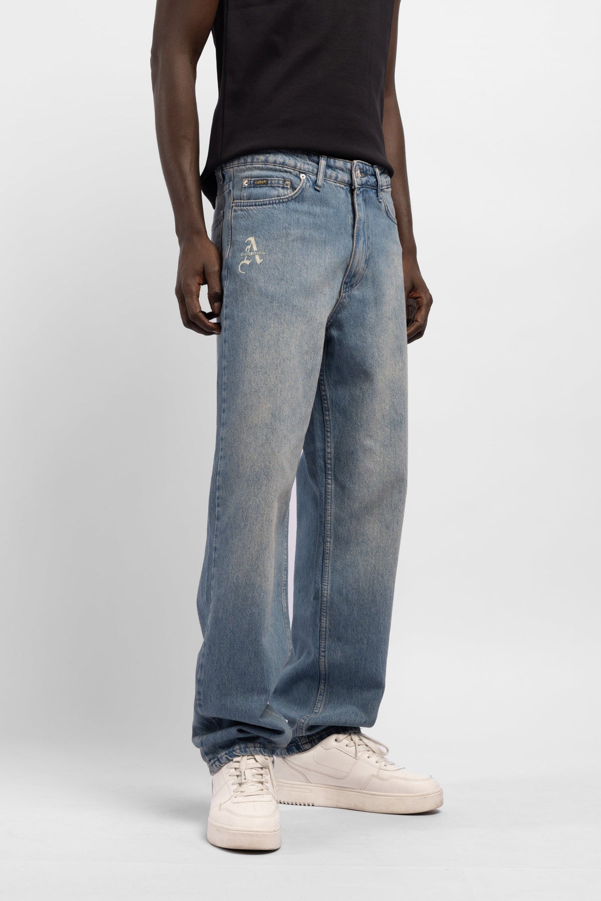Catch Studio Baskılı Baggy Jean