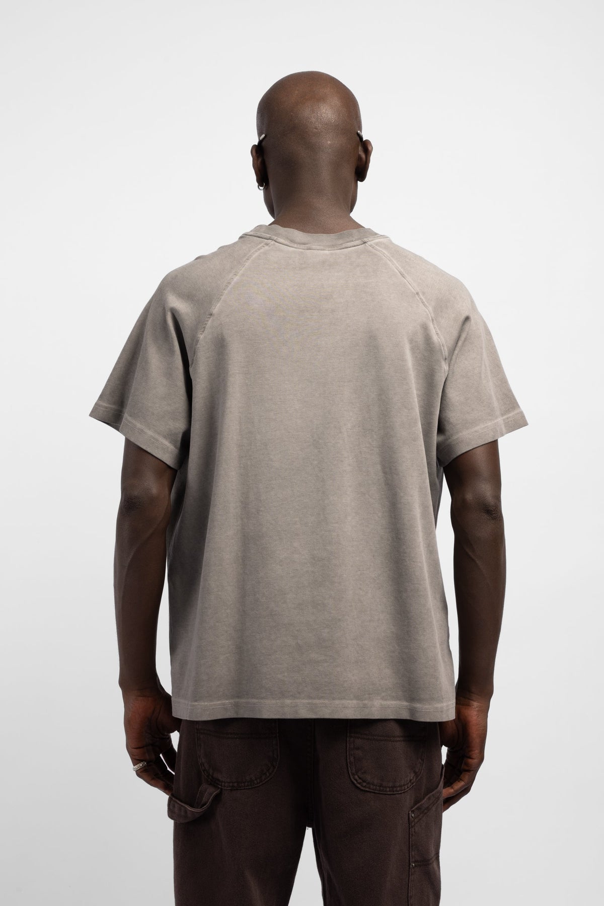 Yıkamalı Nakışlı T-Shirt