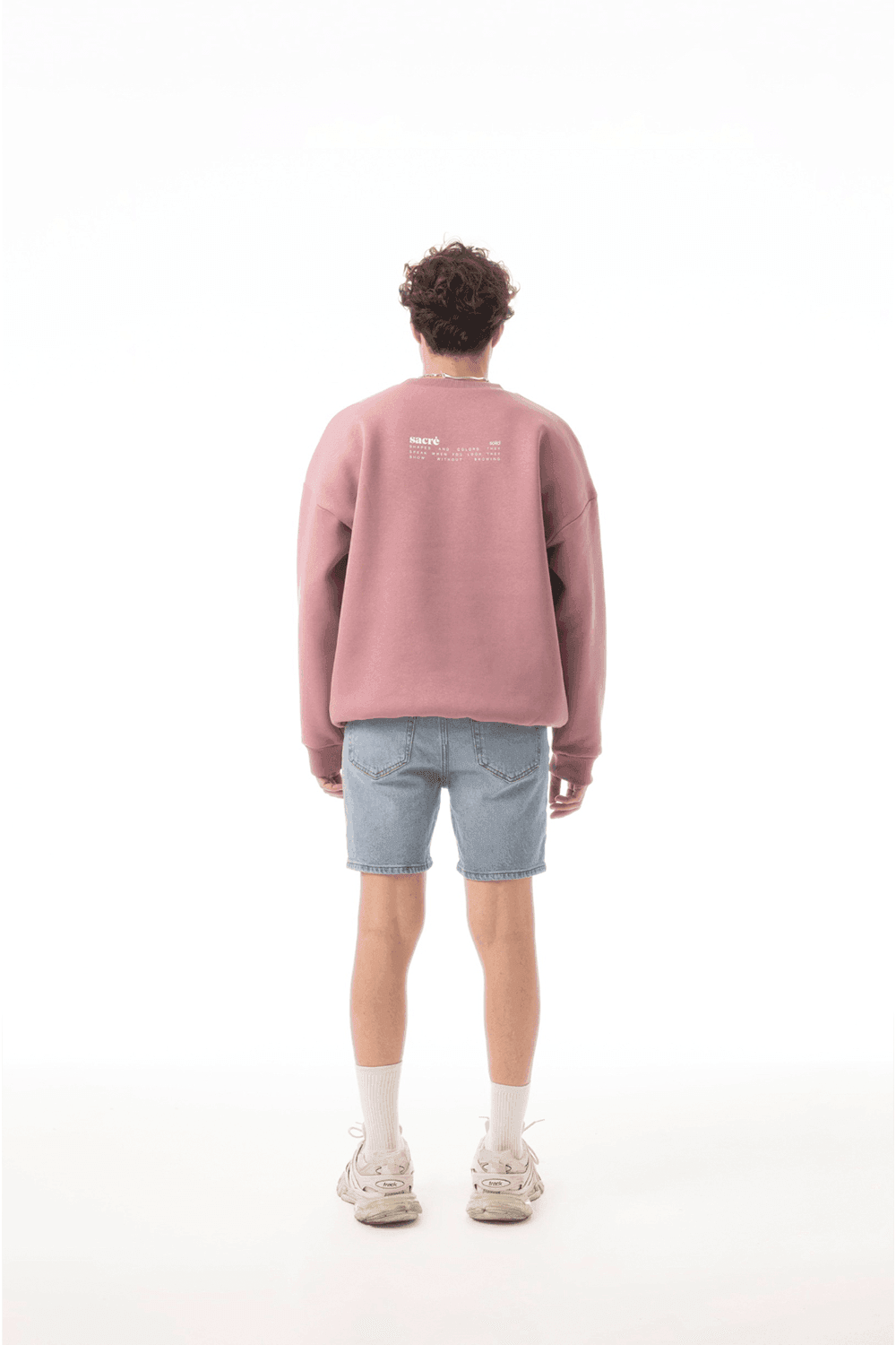 Sacré-Solid Purple Stone Sweatshirt-Sweatshirts & Hoodies-2-Milagron.com