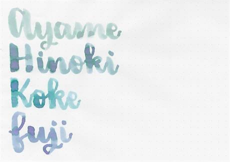 Sailor-Manyo Dual Shading Koke Ink 50 Ml-Şişe Mürekkep-6-Milagron.com