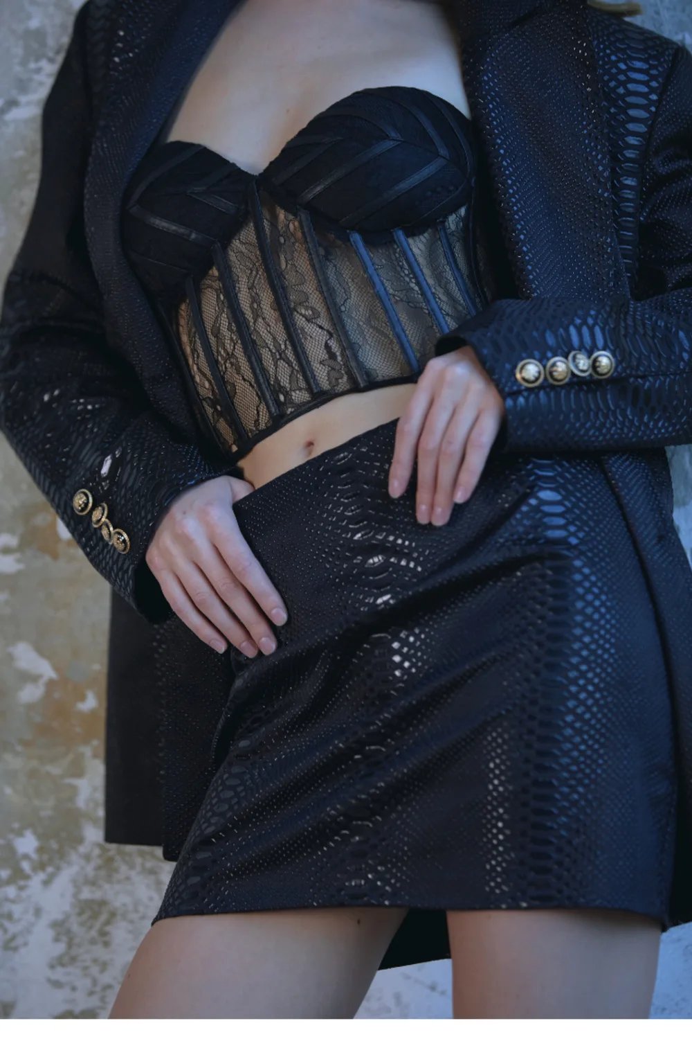 Saléa-Etoile Sombre Leather In Mini-Etek-2-Milagron.com