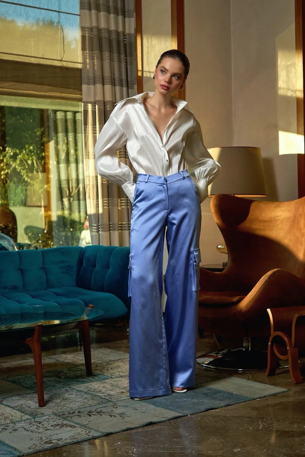 Saléa-Sole Pants İn Bebe Blues-Pantolon-1-Milagron.com