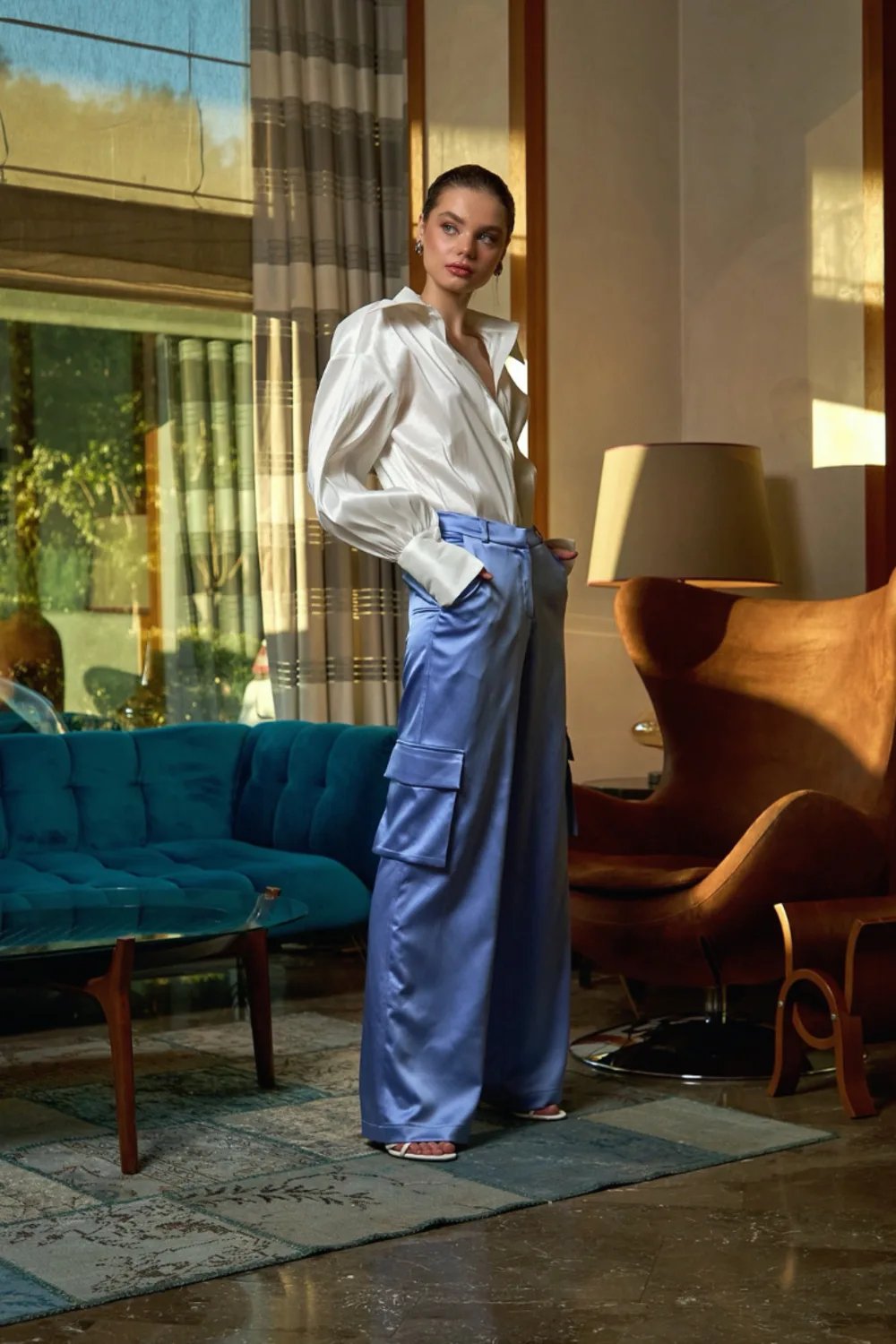 Saléa-Sole Pants İn Bebe Blues-Pantolon-2-Milagron.com