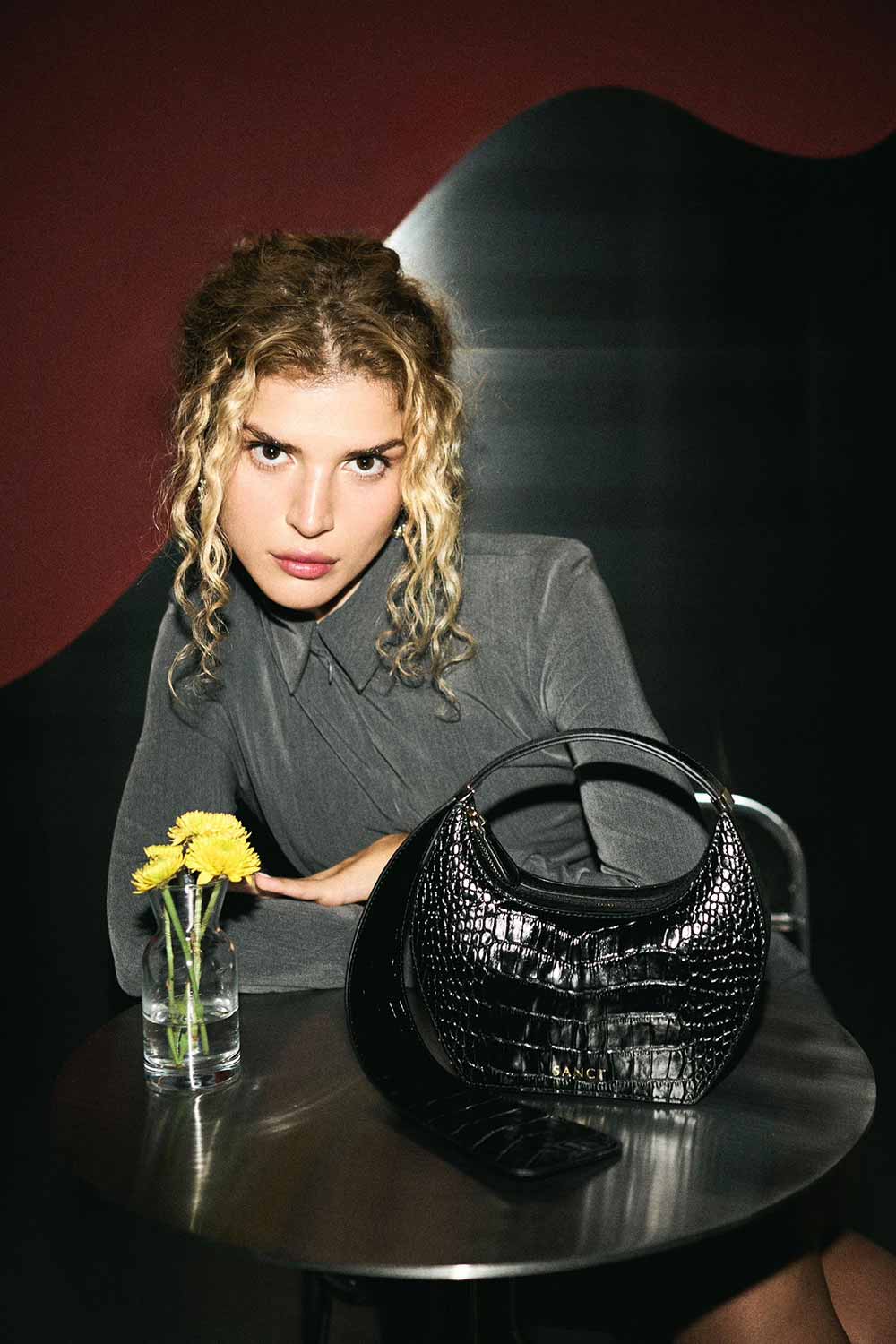 Sanct Atelier-Cor Collection Black Croco-El Çantası-5-Milagron.com