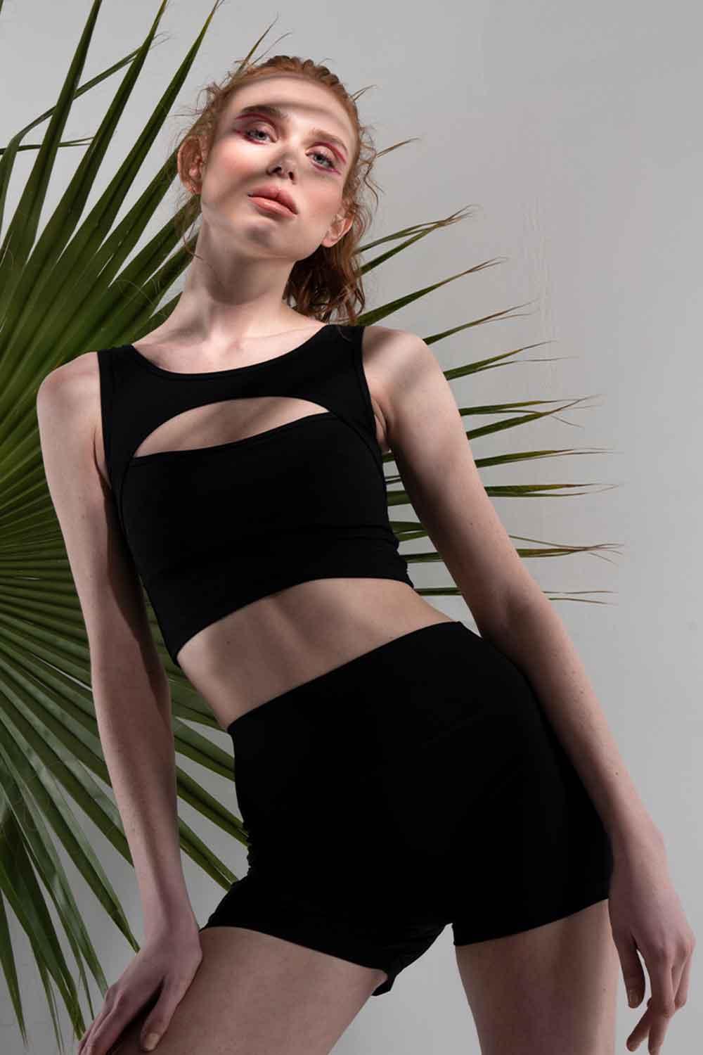 Saude-Bolly Siyah-Activewear-5-Milagron.com